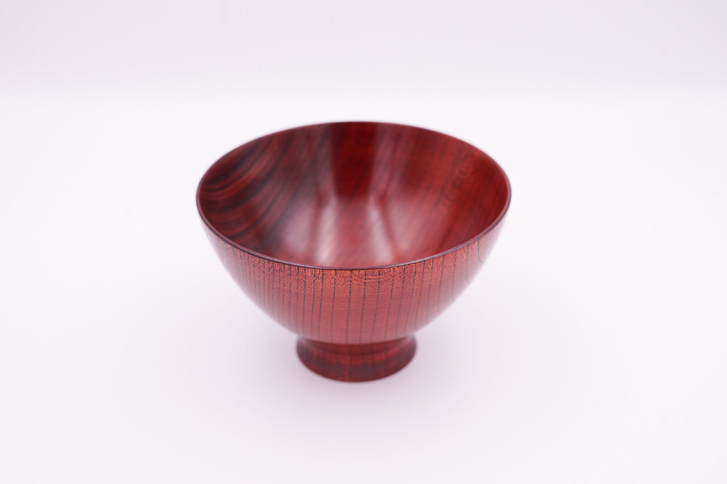 山中漆器 欅4.0ゆう椀 茜すり|Yamanaka Lacquerware Zelkova Bowl "Keyaki 4.0 Yu Wan Red"