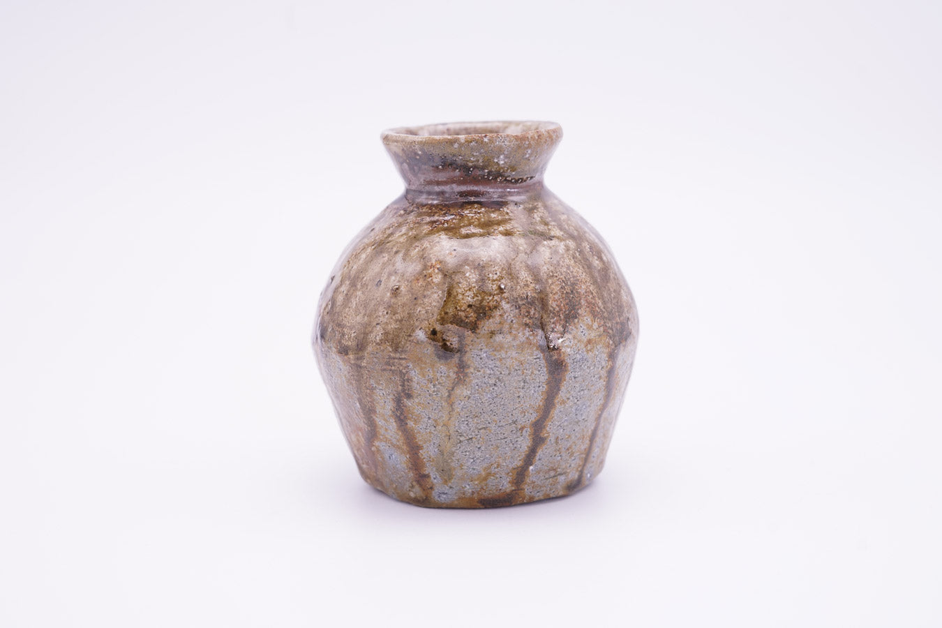 越前焼 窯変小壺|Echizen Ware "Yohen Kotsubo " Scorched Surface Coloring Small Jar