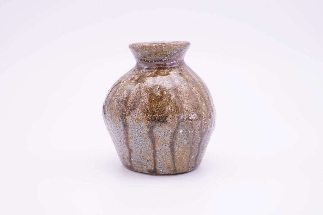 越前焼 窯変小壺|Echizen Ware "Yohen Kotsubo " Scorched Surface Coloring Small Jar