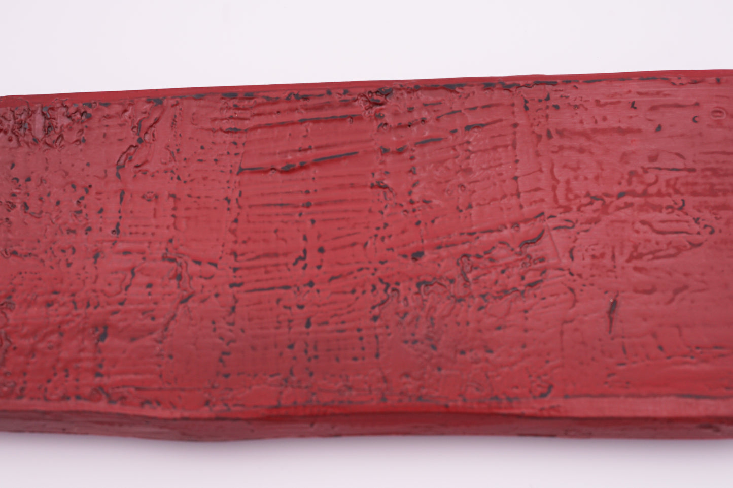山中漆器 漆桶の盛皿 根来(赤)|Yamanaka Lacquerware Plate made from upcycled Urushi Barrel