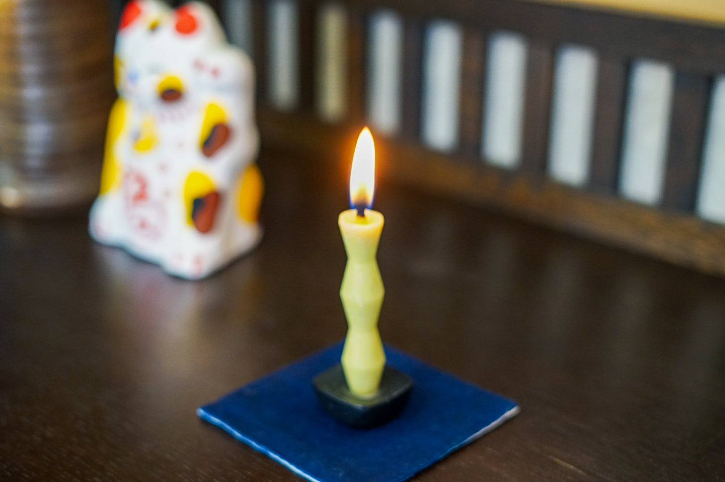 南部鉄 こま燭台 中 | "Koma Syokudai" Nambutetsu candlestick (Medium)