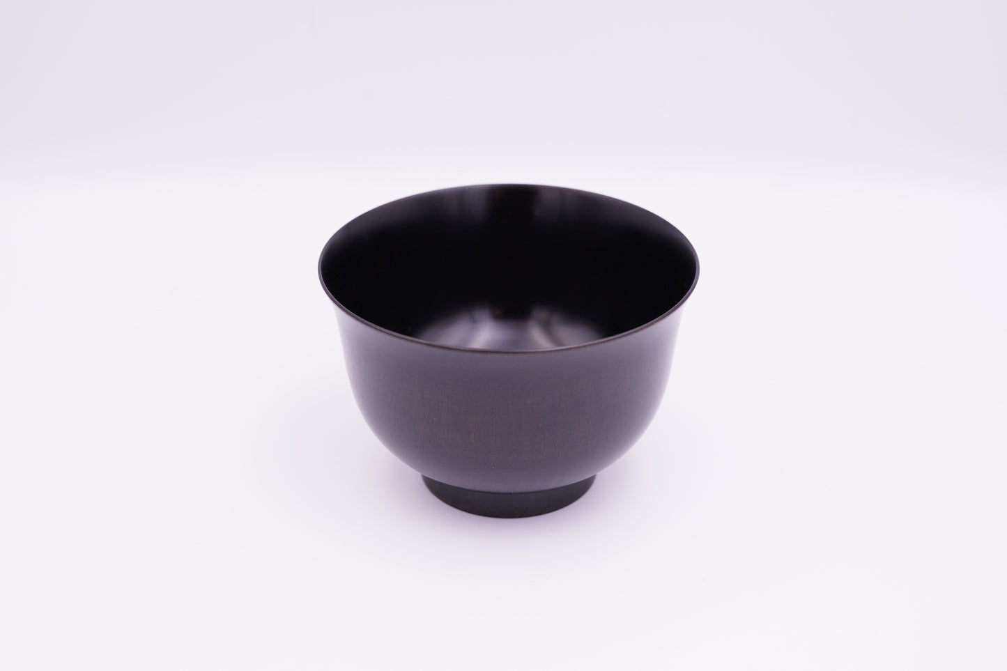 山中漆器 桜3.7百合椀 神代すり|Yamanaka Lacquerware Sakura Bowl "Sakura 3.7 Yuri Wan Black"