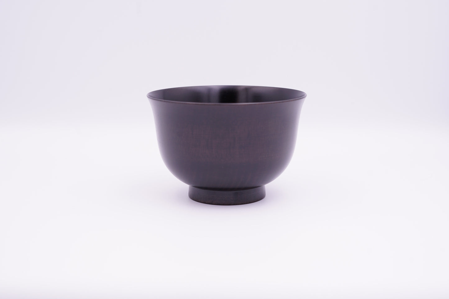 山中漆器 桜3.7百合椀 神代すり|Yamanaka Lacquerware Sakura Bowl "Sakura 3.7 Yuri Wan Black"
