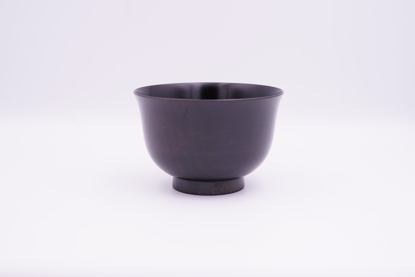 山中漆器 桜3.7百合椀 神代すり|Yamanaka Lacquerware Sakura Bowl "Sakura 3.7 Yuri Wan Black"