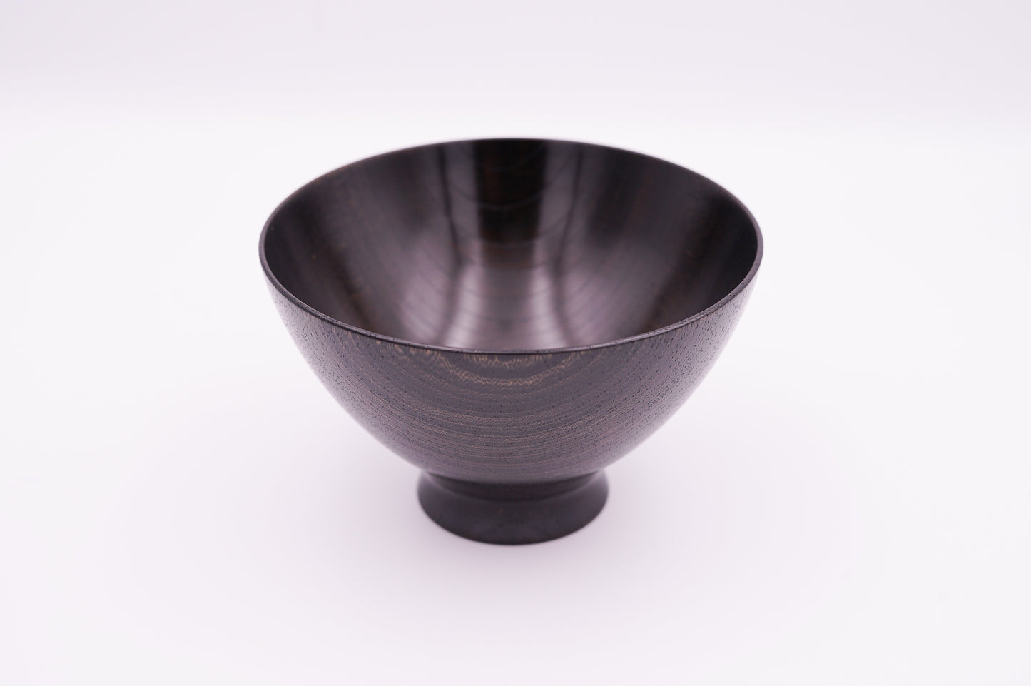 山中漆器　欅4.0ゆう椀　神代すり｜Yamanaka Lacquerware Zelkova Bowl "Keyaki 4.0 Yu Wan Black"