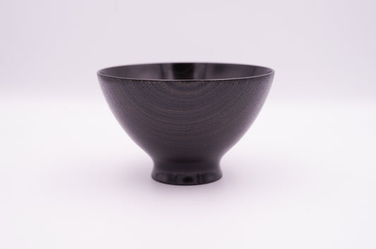 山中漆器　欅4.0ゆう椀　神代すり｜Yamanaka Lacquerware Zelkova Bowl "Keyaki 4.0 Yu Wan Black"