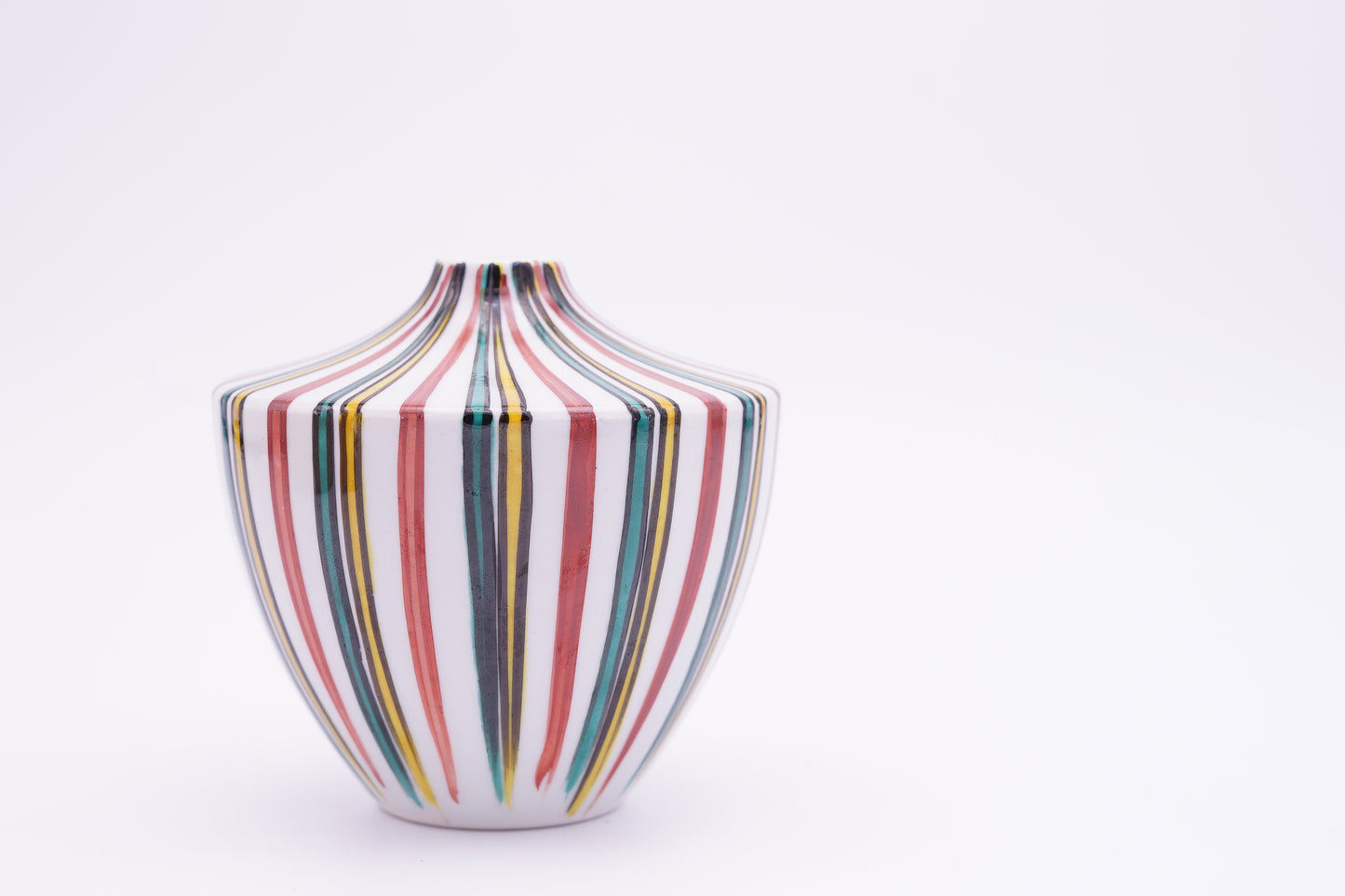 九谷焼　一輪挿し "三彩"（木箱付き）｜ Kutaniware Bud Vase "Sansai" (with a wooden box)