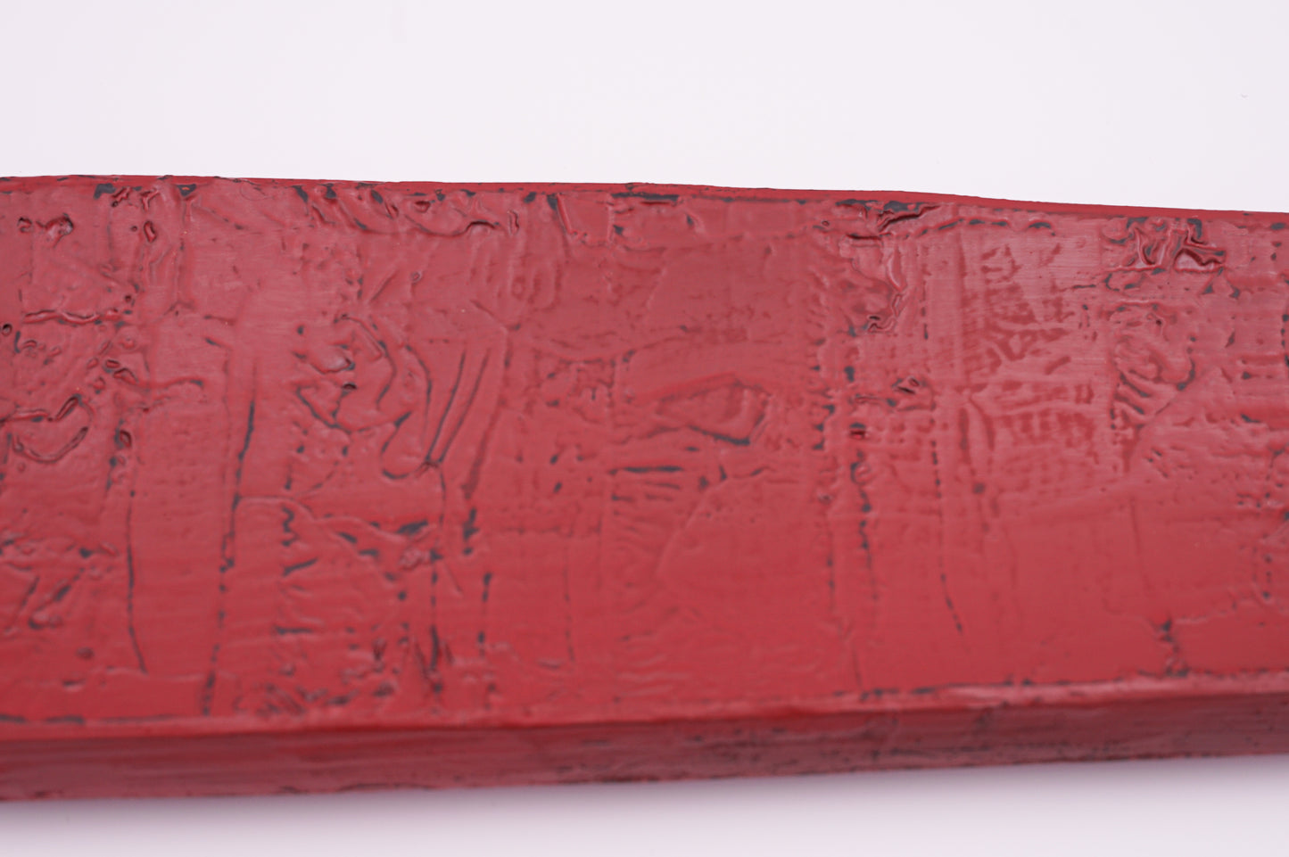 山中漆器　漆桶の盛皿　根来（赤）｜Yamanaka Lacquerware Plate made from upcycled Urushi Barrel