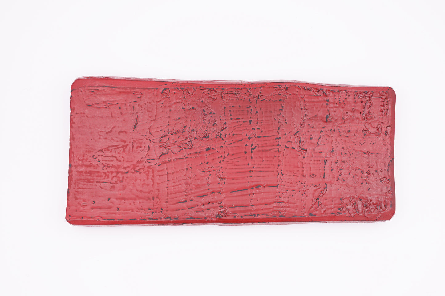 山中漆器　漆桶の盛皿　根来（赤）｜Yamanaka Lacquerware Plate made from upcycled Urushi Barrel