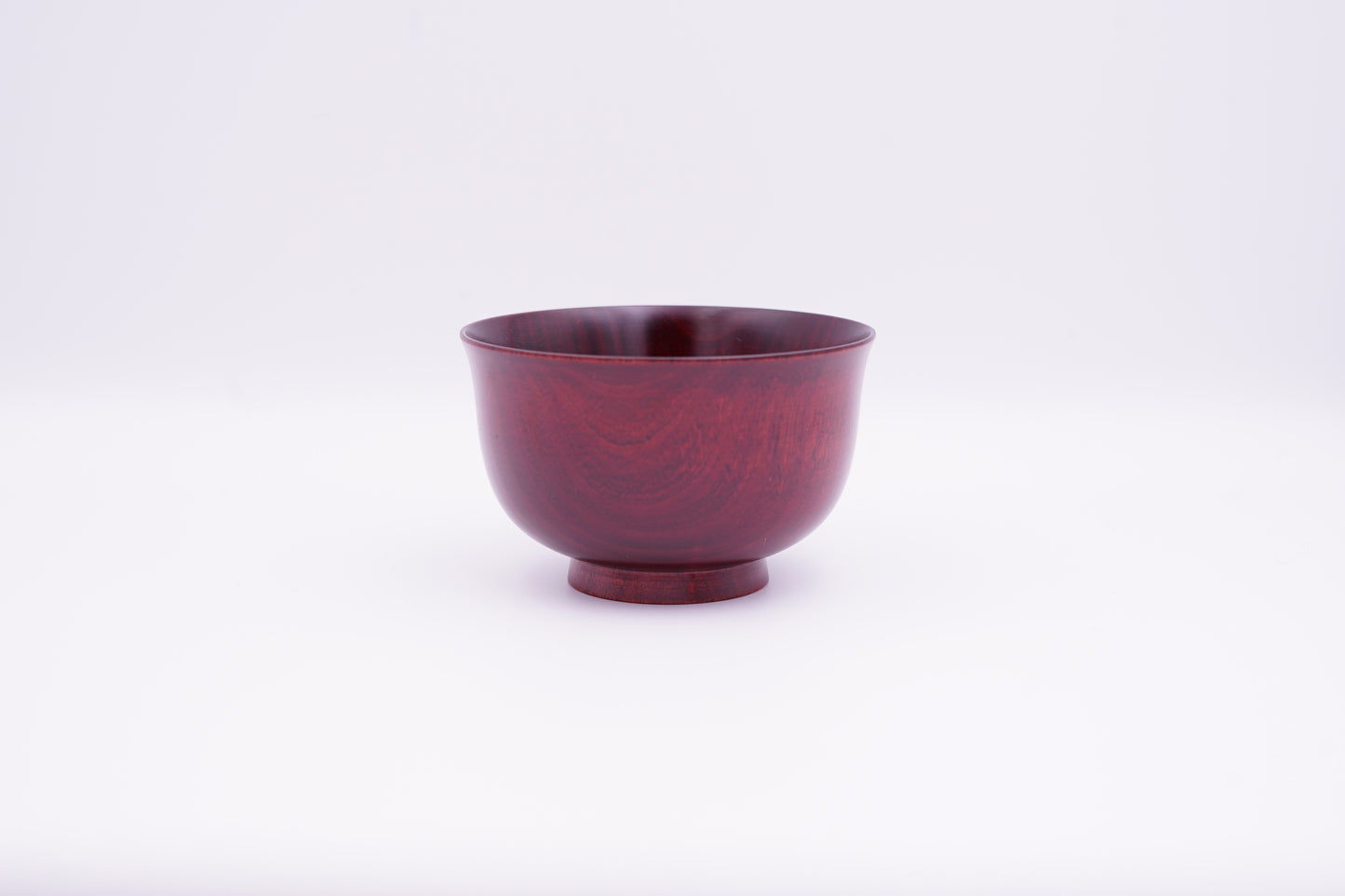 山中漆器　桜3.4百合椀　茜すり｜Yamanaka Lacquerware Sakura Bowl "Sakura 3.4 Yuri Wan Red"