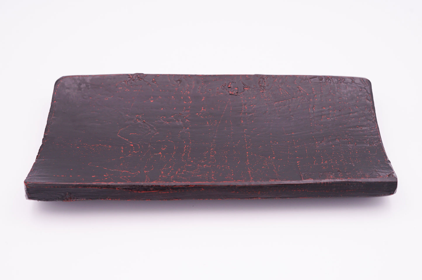 山中漆器　漆桶の盛皿　曙（黒）｜Yamanaka Lacquerware Plate made from upcycled Urushi Barrel