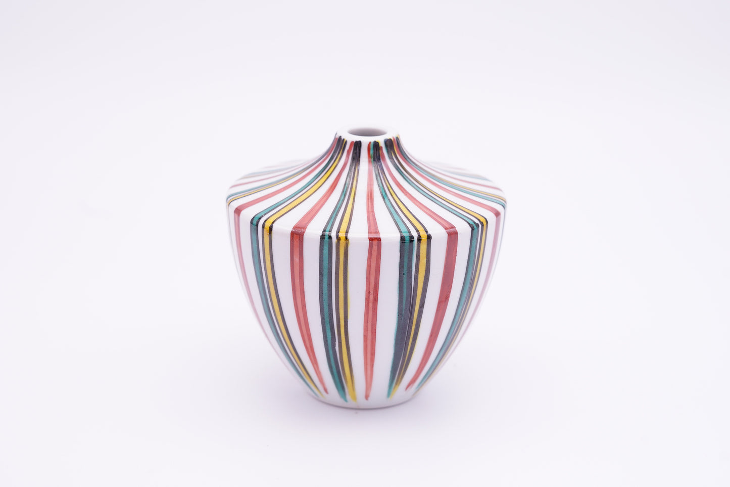 九谷焼　一輪挿し "三彩"（木箱付き）｜ Kutaniware Bud Vase "Sansai" (with a wooden box)