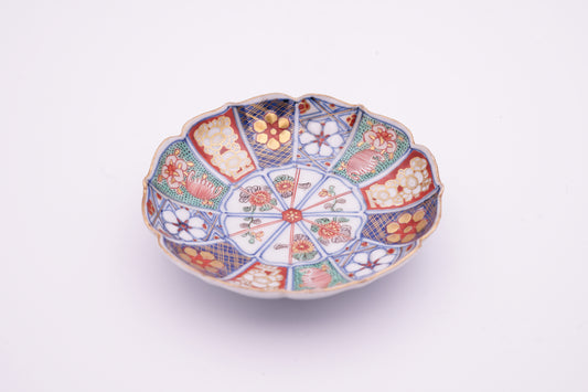 大聖寺伊万里　菊花　小皿　 | Daishoji Imari Chrysanthemum Small Dish Plate